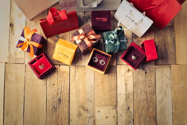 Geschenktüte mit Sichtfenster